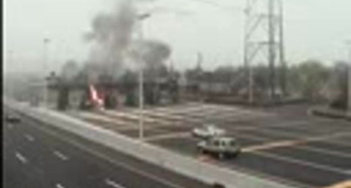 загорівся авто