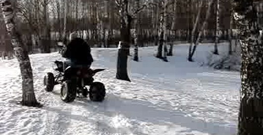 Попытка прыгнуть на квадре