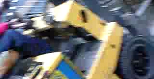 Жгём резину на 300-летнем погрущике, ЖАРА!