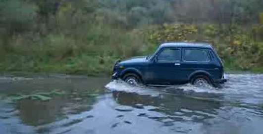 нива + брод на рыбалке под селом Чепиль