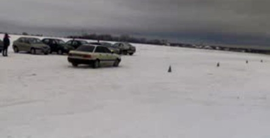 Круг на время по гололеду