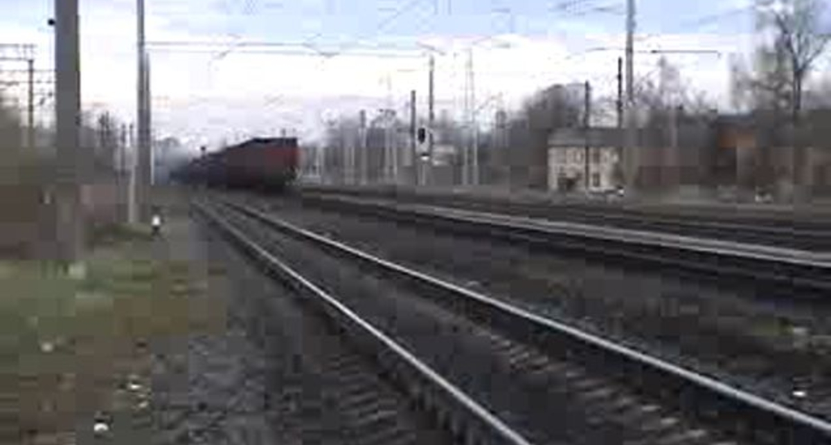 уезжает вагон Рига 2008