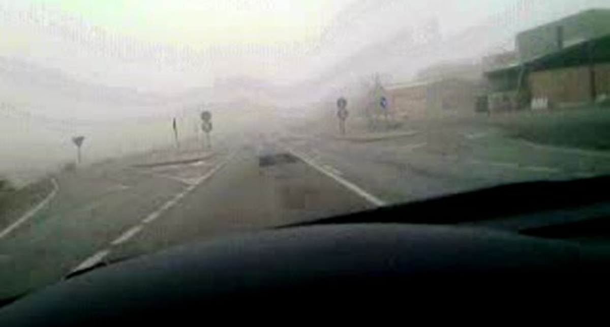 Туман, 180кмч, нац. дорога)