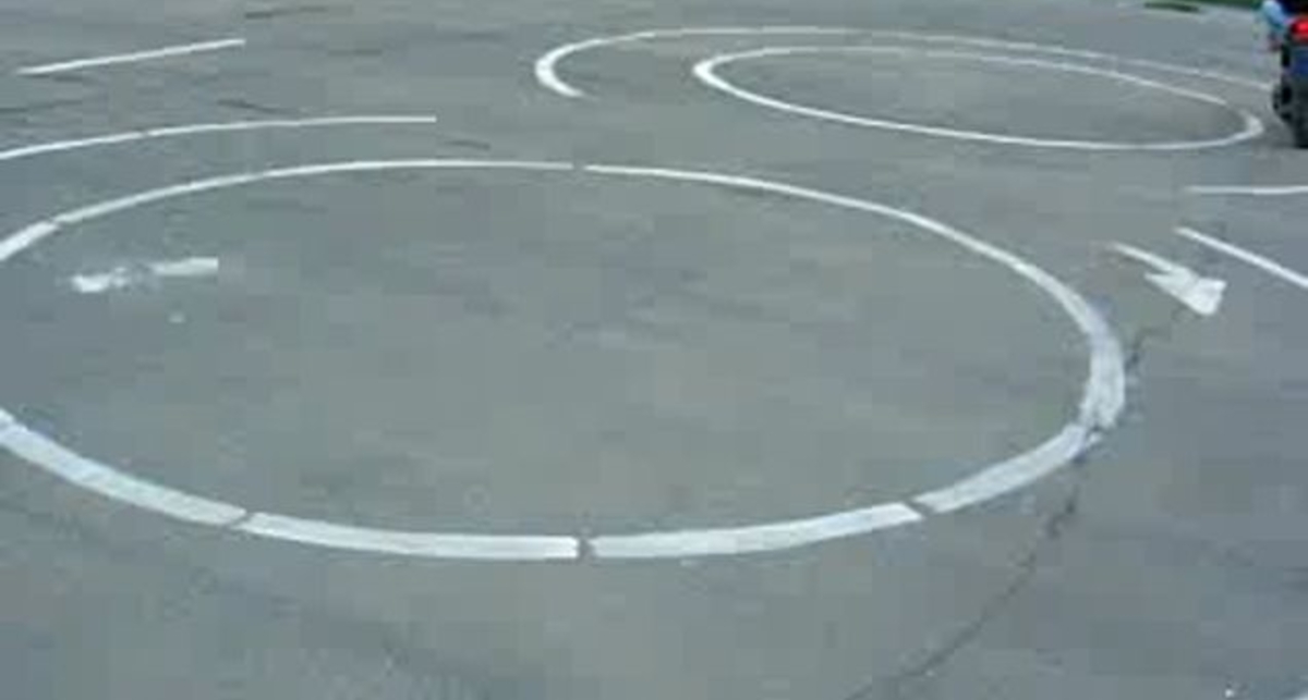 восьмерка на скутере