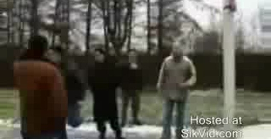 Когда гололед))