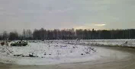 2008-01-13, Ралли-спринт в Электростали, трасса со стороны