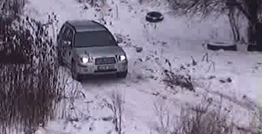 Forester под 45 градусов