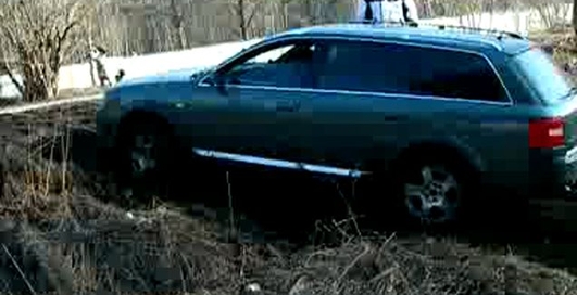 Audi Allroad на бездорожье