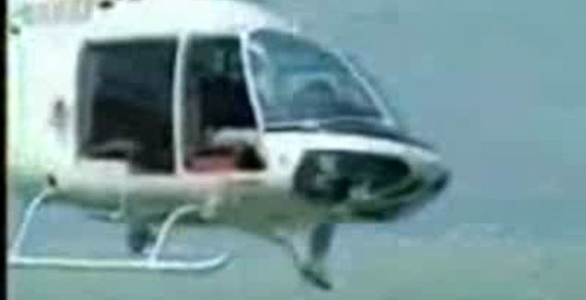 Вертолёт утонул