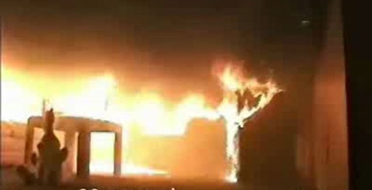 Пожар от ёлки