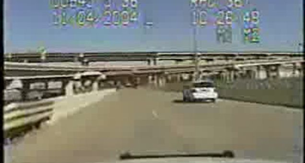 Видео с полицейской машины )