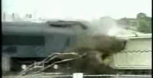 Авария на железной дороге