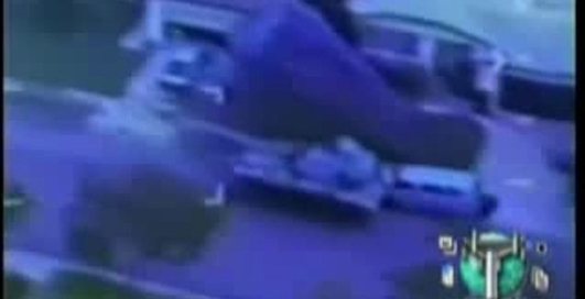 Сумасшедший на танке