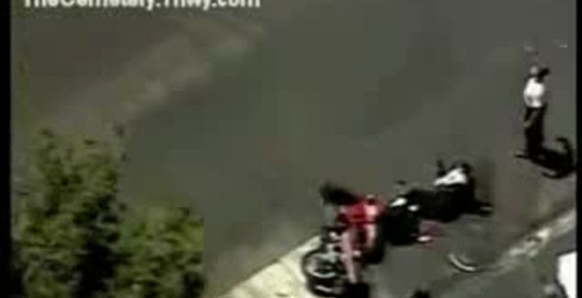 Мотоциклист остался жив