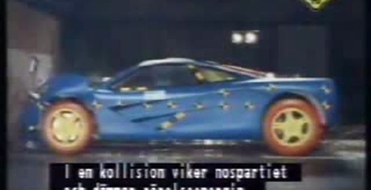 Краш-тест mclaren F1