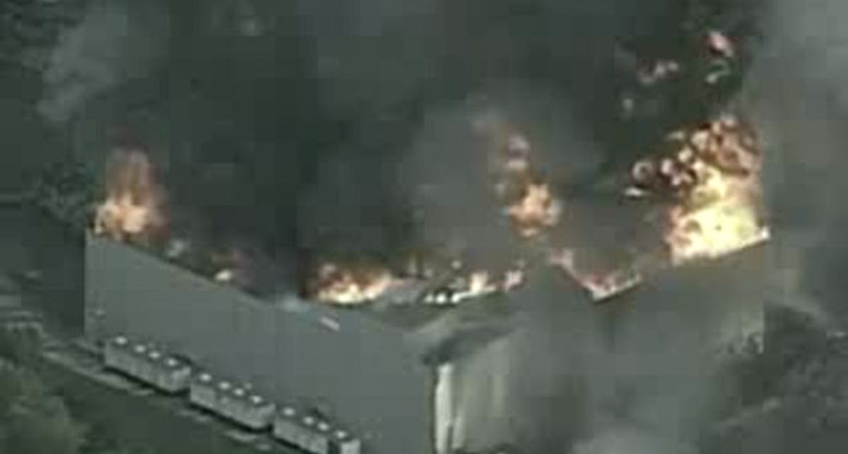 Мощный пожар в студии Universal