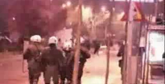 Anarchists vs Police