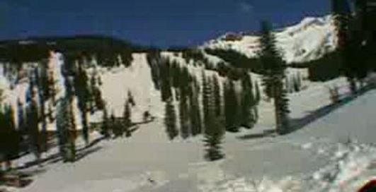 Хорошо на трамплине улетел