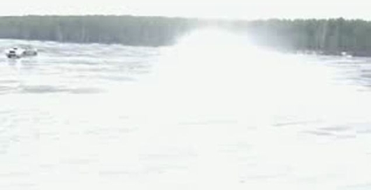 Subaru drift на замёрзшем озере