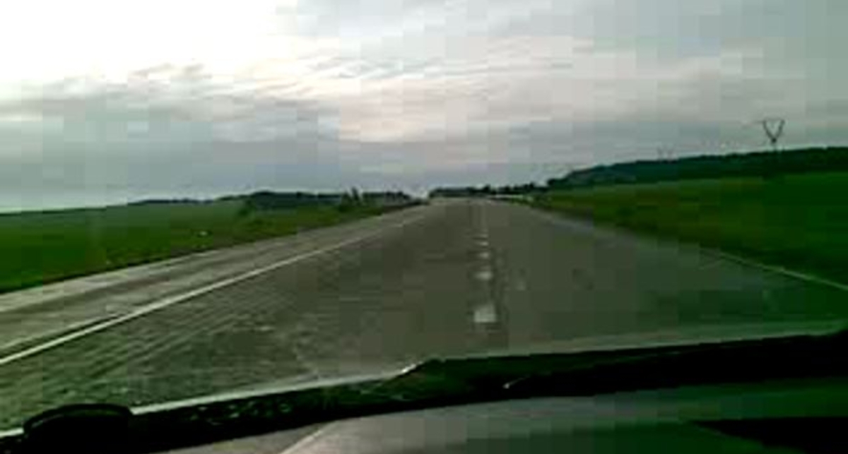 Участок дороги в Свердловской области – Ачит – где инспектора ГИБДД Ачитского района фал