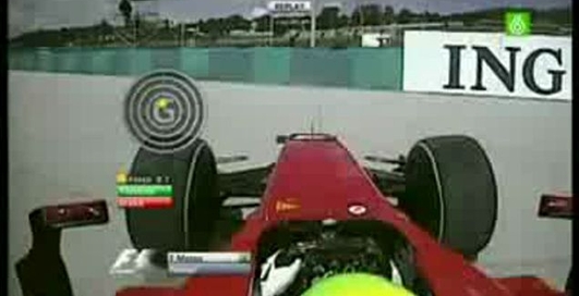 Felipe Massa Crash in hungary qualifying