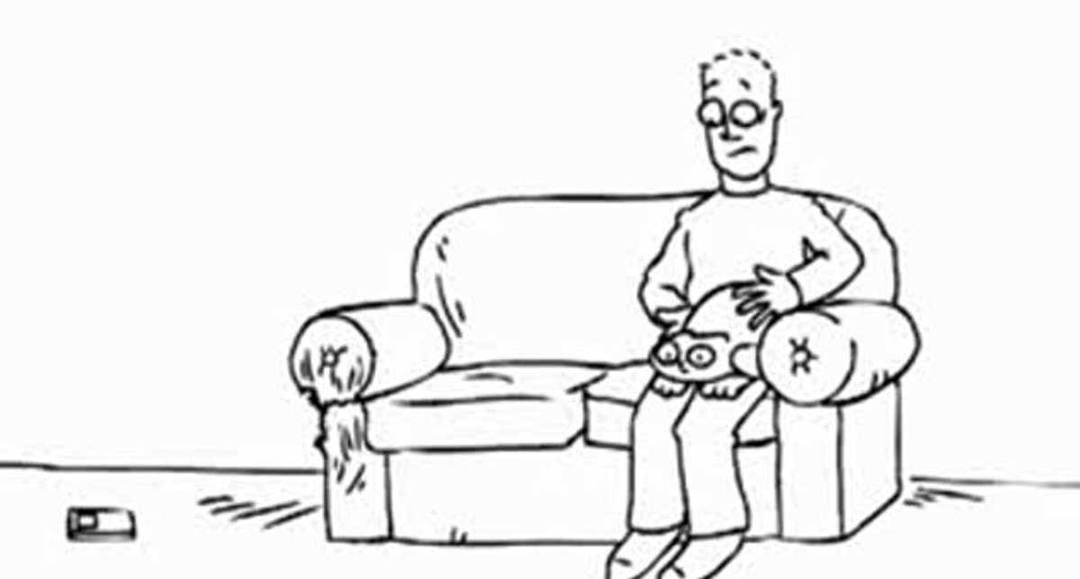 Simon's Cat 'TV Dinner'