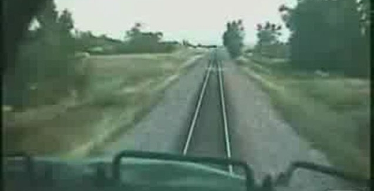 Два поезда не разминулись на одноколейке