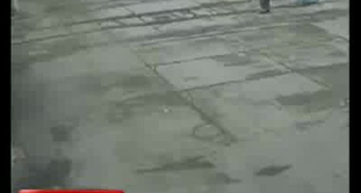 Авария грузовика с поездом