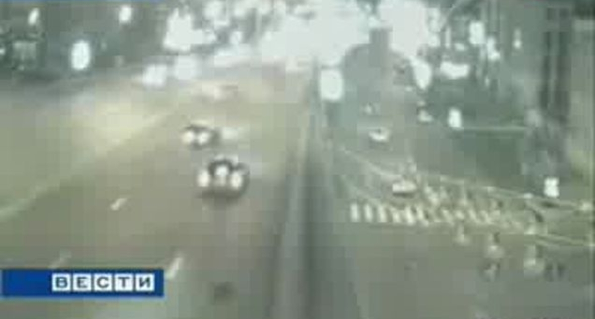 Аварии на дорогах Москвы