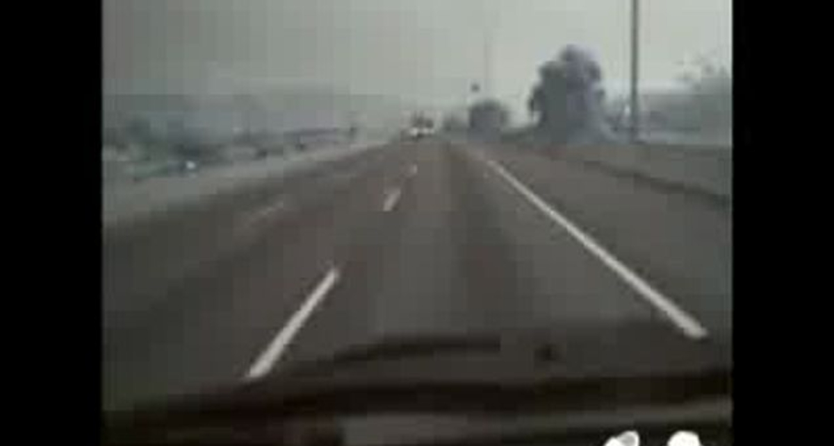 Жесткая авария в китае