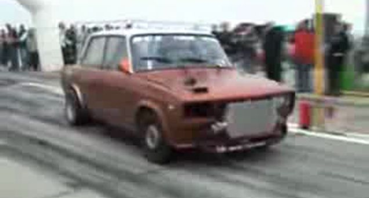 Драг рейсинг BMW M6 vs Lada