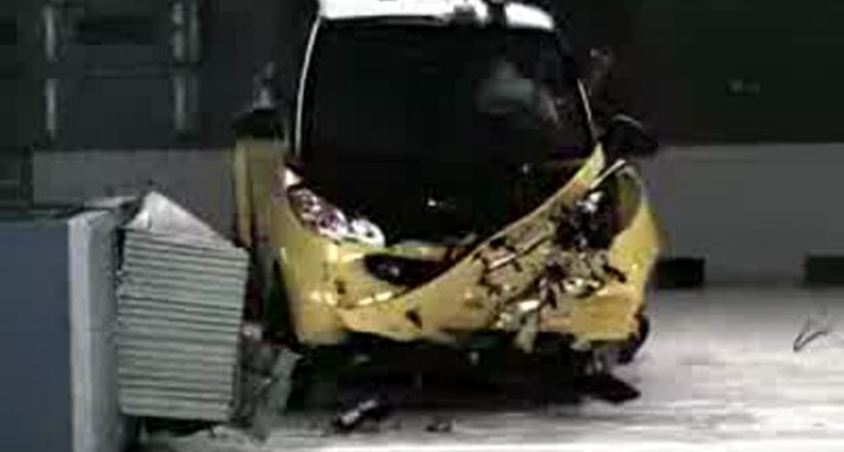 Краш тест авто Смарт (Smart)