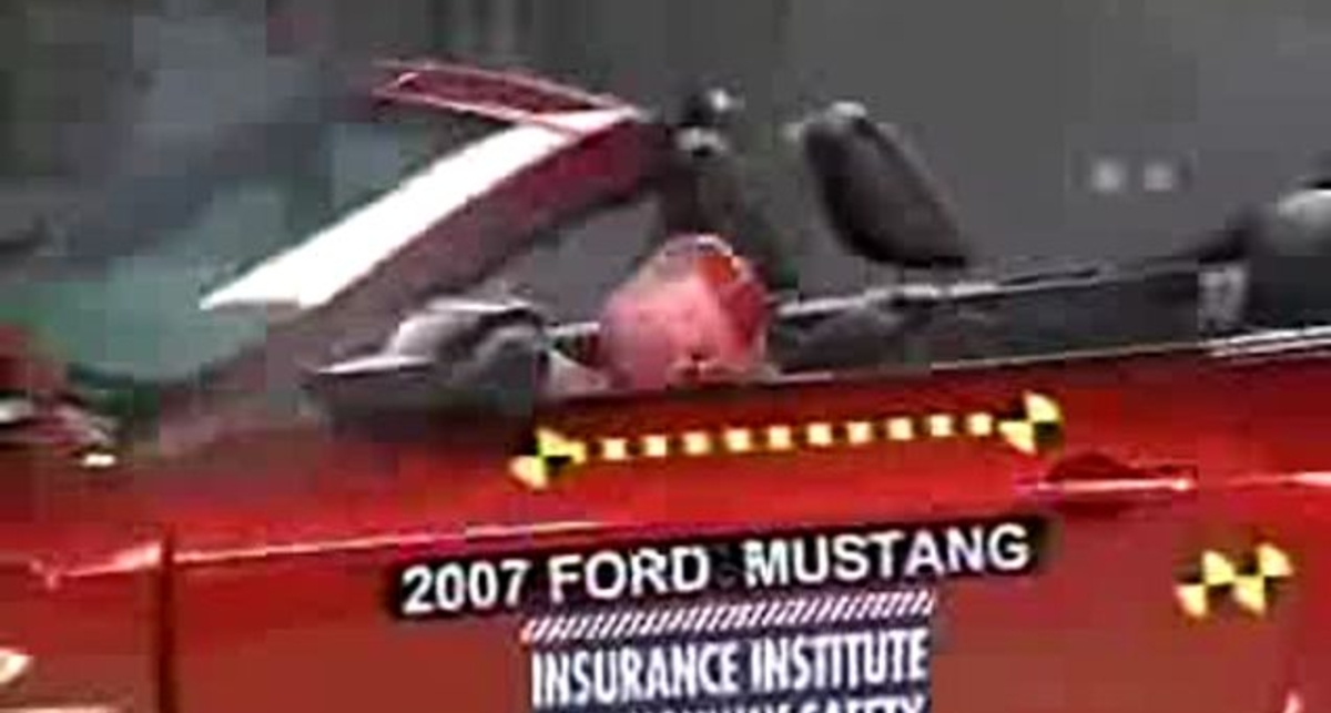 Краш тест Ford Mustang