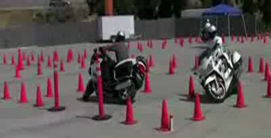 Спец на мотоцикле