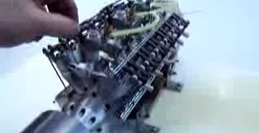 V 12 Modellmotor RC Engine