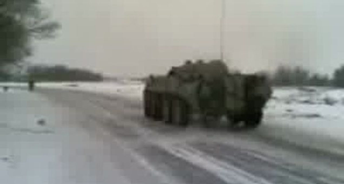 Дрифт на БТР