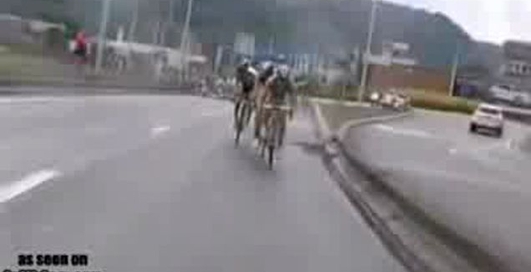 Свалка велосипедистов