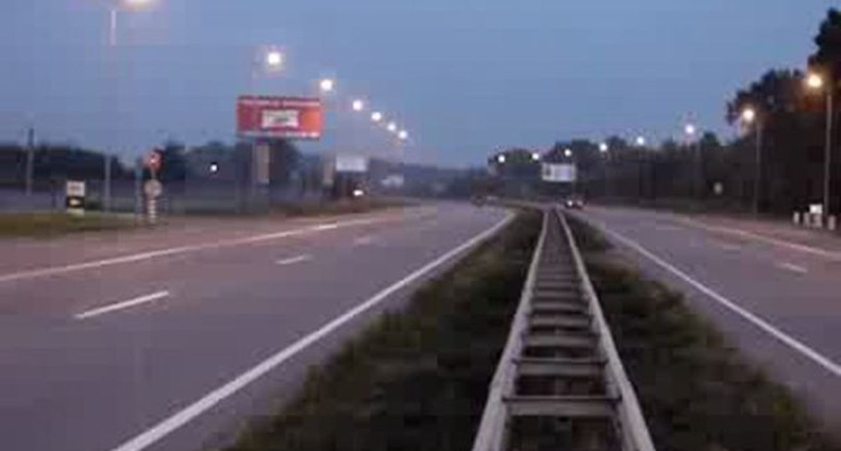 я вечерком на обьездной