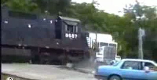 Инерция поезда огромна!