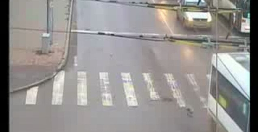 Пешеход-счастливчик!