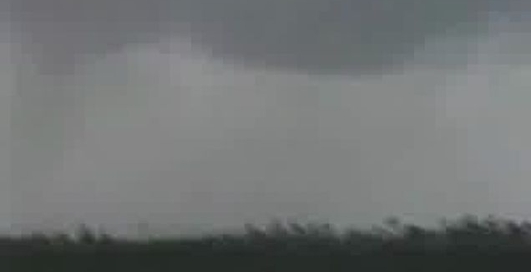 Удар молнии в самолёт