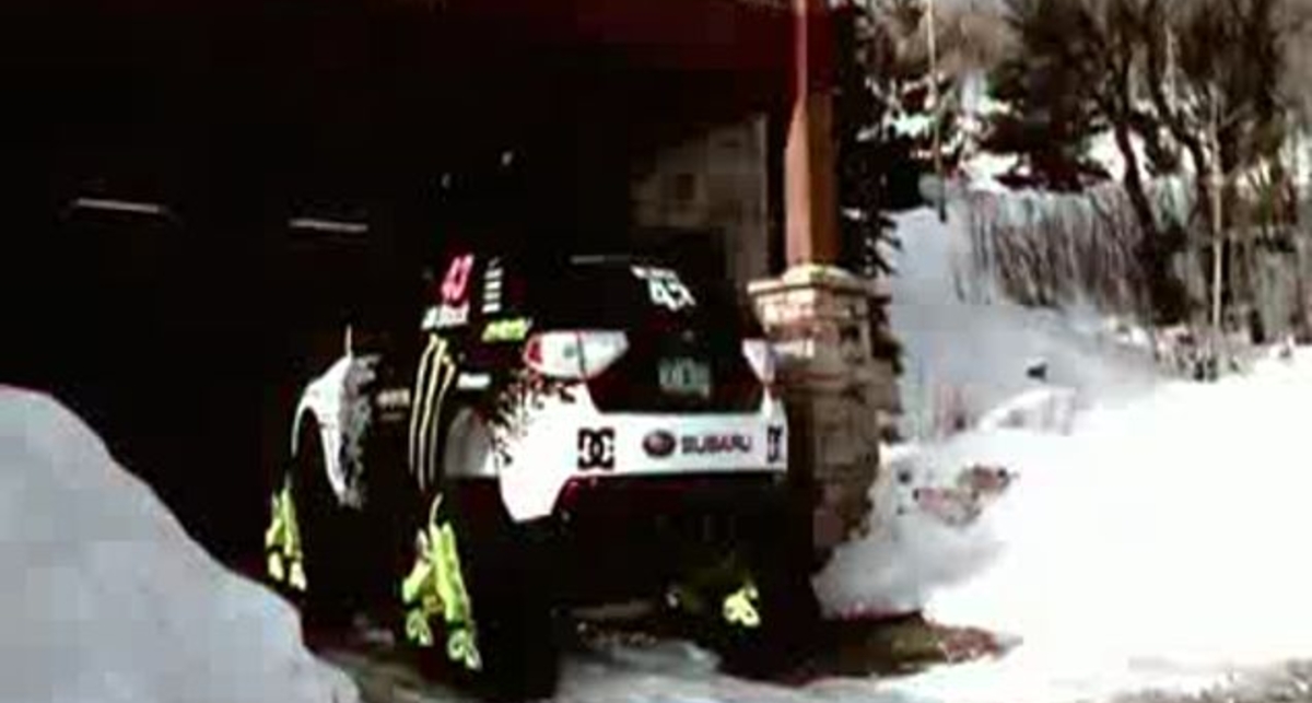 Гусеницы на автомобиле Кена Блока