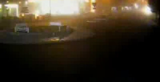 Мега полёт от столкновения с бардюром