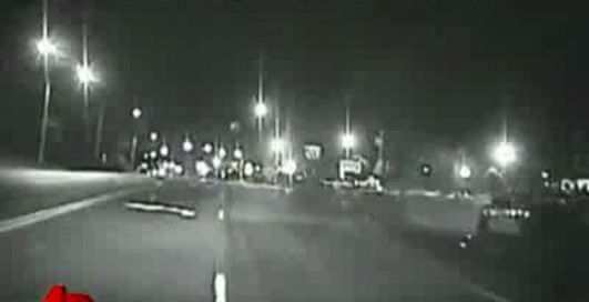 не пропустил патрульную машину