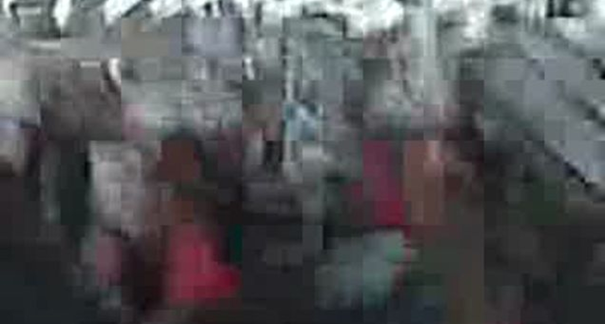 Ажиотаж в супермаркете в сезон активных скидок (США)