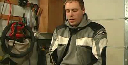 Мотоцикл с ракетницей