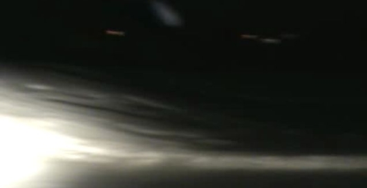 Неудачный трамплин на снегоходе