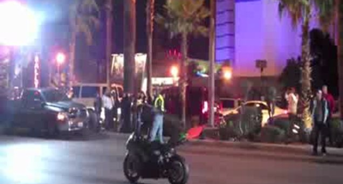 Мотоциклетное выступление в Лас-Вегасе