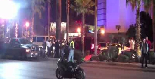 Мотоциклетное выступление в Лас-Вегасе