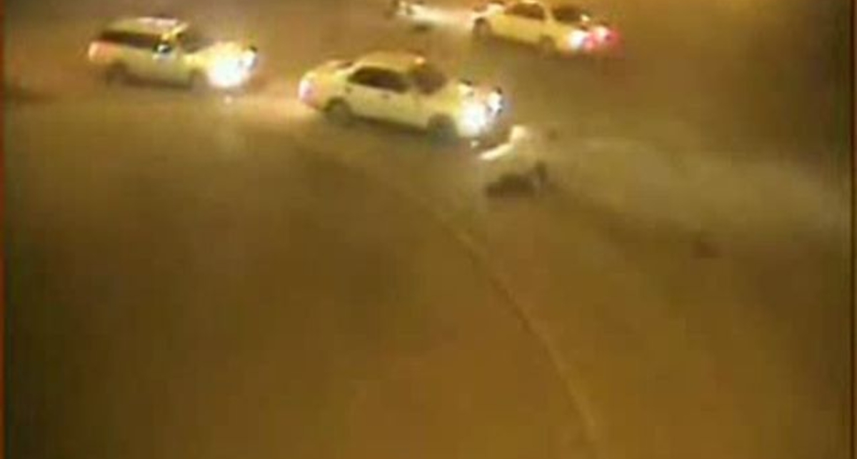 Мотоциклист влетел в машину на полной скорости